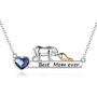 Best Mom Ever Necklace Mama Bear Mothers Day Jewelry Gifts from Son