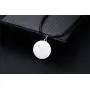 Mens Buddha Namaste Ohm Om Aum Sanskrit Symbol Medallion Pendant Necklace,Hindu Amulet Yoga Jewelry