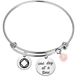 MAOFAED Sobriety Gift Recovery NA Narcotics Anonymous Birthday Gift One Day at a Time Sober Gift New Beginnings Gift