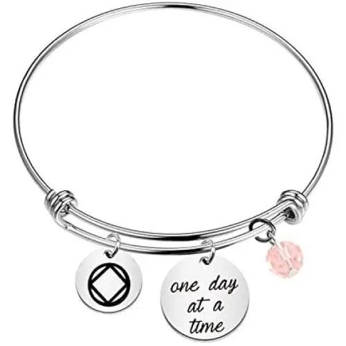 MAOFAED Sobriety Gift Recovery NA Narcotics Anonymous Birthday Gift One Day at a Time Sober Gift New Beginnings Gift