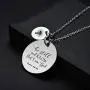 UOIPENGYI Christian Necklace Bible Verse Cross Pendant Prayer Charm Necklace Faith Religious Jewelry for Women Girls