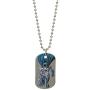 DC Comics Batman Jewelry for Men and Boys, Stainless Steel Illustrated Dog Tag Pendant, 16'' Ball Chain