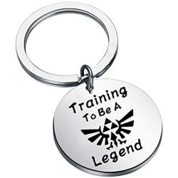 WSNANG Training to Be A Legend Keychain Zelda Lovers Gamer Geeks Gift