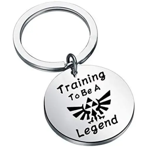 WSNANG Training to Be A Legend Keychain Zelda Lovers Gamer Geeks Gift WSNANG Training to Be A Legend Keychain Zelda Lovers Gamer Geeks Gift