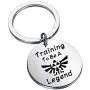 WSNANG Training to Be A Legend Keychain Zelda Lovers Gamer Geeks Gift WSNANG Training to Be A Legend Keychain Zelda Lovers Gamer Geeks Gift