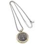 LESLIE BOULES Vintage Saint Christopher Medal Necklace for Men 22 Inches Length Protection Jewelry