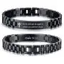VNOX Personalized Religious Jewelry-Engraved Inspirational Christian Faith Bible Verse Quote Wristbands Elegant Link Bracelet Encouragement Gift,Cassic Watch Band Strap Design VNOX Personalized Religious Jewelry-Engraved Inspirational Christian Faith Bible Verse Quote Wristbands Elegant Link Bracelet Encouragement Gift,Cassic Watch Band Strap Design