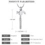 mingkejw Cremation Jewelry for Ashes Hammer Urn Necklaces for Ashes for Men Stainless Steel Keepsake Memorial Jewelry for Human