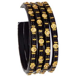 JDZ COLLECTION Indian Bangles Set for Women Kada Bangles Traditional Bollywood Bangles Wedding Wear Bangles Set of 4