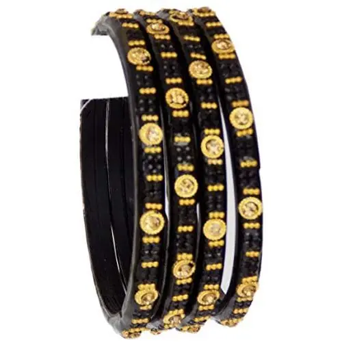 JDZ COLLECTION Indian Bangles Set for Women Kada Bangles Traditional Bollywood Bangles Wedding Wear Bangles Set of 4 JDZ COLLECTION Indian Bangles Set for Women Kada Bangles Traditional Bollywood Bangles Wedding Wear Bangles Set of 4