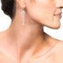 Fishbone Animal Fish Occident Beautiful Earrings Dangle for Women Girl Silver Plated fashion club Jewelry Gift