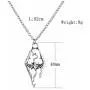 The Elder Scrolls SKYRIM Dragon Silvertone PENDANT/Necklace