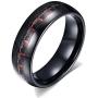 Gy Jewelry Two Rings His and Hers Wedding Ring Sets Couples Matching Rings Womens Black Gold Plated Cubic Zirconia Wedding Engagement Ring Bridal Sets & Mens Tungsten Carbide Wedding Band
