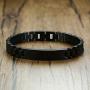 MEALGUET His & Hers Stainless Steel Love Quote Engraved Couple Link Bracelets Wristband for Lover Husband Wife Boyfriend Girlfriend,Valentines Day Gift