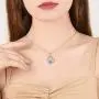 ONEFINITY Sister Necklaces 925 Sterling Silver Always My Sister Forever My Friend Necklace for Women Sister Love Heart Pendant Gift Jewelry