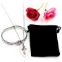 Uloveido Shield Key Pendant Necklace and Lock Bracelet for Girls Boys Couple Necklace Bracelet Set for Men and Women Anniversary Birthday Gift, You Hold the Key to My Heart Y473/Y474