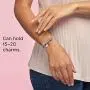 PANDORA Jewelry Moments Pave Heart Clasp Snake Chain Cubic Zirconia Bracelet in Rose PANDORA Jewelry Moments Pave Heart Clasp Snake Chain Cubic Zirconia Bracelet in Rose