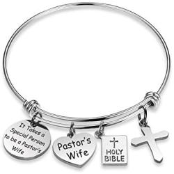 WENATA Pastors Wife Gift It Takes a Special Person to Be a Pastors Wife Bracelet Ministers Wife Bracelet Inspirational Jewelry Gift for Her