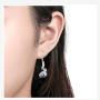 Yoursfs Leverback Earrings for Women With Pearl dangle earrings 18K Gold Plated Bridal Jewelry