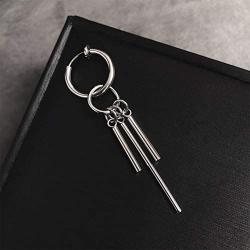 Mshion Bangtan Boys BTS JIMIN SUGA Silver Stud Clip Earrings for Women Men 1 Pair