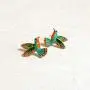 Exquisite Punk Enamelled Hummingbird Bird Crystal Rhinestone Stud Post Earrings For Women Girls Exquisite Punk Enamelled Hummingbird Bird Crystal Rhinestone Stud Post Earrings For Women Girls