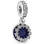 Pandora Jewelry Inspirational Stars Dangle Cubic Zirconia Charm in Sterling Silver