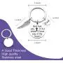 Eigso Mom Dad Memorial Keychain God Has You in His Arms I Have You in My Heart Memorial Gift Loss of Father Mother Remembrance Keyring