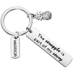 CENWA IVF Infertility Warrior Jewelry The Struggle is Part of My Story Keychain Infertility Gift IVF Encouragement Gift
