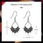 Ruth Bader Ginsburg Earrings RBG Earring Dissent Collar Black Dangle S925 Sterling Silver Ruth Bader Ginsburg Earrings RBG Earring Dissent Collar Black Dangle S925 Sterling Silver