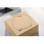 HYLJ Sterling Silver Plated CZ Pink Crystal Cherry Blossoms Flower Women Adjustable Link Bracelet