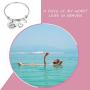 Memorial Keychain Bracelet A Piece of My Heart Lives in Heaven Sympathy Gift Loss of Dad Mom Grandpa Grandma Jewelry(a piece heart in heaven BR)