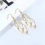 TIVANI Womens Pretty 18K Gold Plated Double/Triple/Tassel Linear Loops Design Twist Wave Hook Dangle Earrings for Women Girls TIVANI Womens Pretty 18K Gold Plated Double/Triple/Tassel Linear Loops Design Twist Wave Hook Dangle Earrings for Women Girls