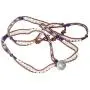 Mandala Crafts Boho Freshwater Cultured Pearl Bead Stackable Leather Wrap Bracelet Jewelry for Women
