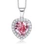 CDE S925 Sterling Silver Birthstone Necklace for Women Embellished with Crystals from Swarovski Jewelry for Women (12 Color)