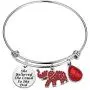 KEYCHIN Red Elephant Charm Bracelet Delta Gift DST Jewelry Greek Sorority Gift She Believed She Could So She Did Bracelet Feminine Charm Bracelet KEYCHIN Red Elephant Charm Bracelet Delta Gift DST Jewelry Greek Sorority Gift She Believed She Could So She Did Bracelet Feminine Charm Bracelet