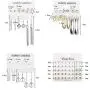 Fashion Earrings for Women Girls, Funtopia 68 Pairs Drop Dangle Earrings, Statement Stud Earrings Pearl Earrings Set for Party Jewelry Gift (Gold and Silver)