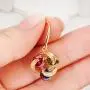 Bamos Multicolor Dangle Earrings, 14K Rose Gold/White Gold/Gold Plated Earrings for Women Dangle,3 Stone Flower Earrings Unique Earrings for Women Bamos Multicolor Dangle Earrings, 14K Rose Gold/White Gold/Gold Plated Earrings for Women Dangle,3 Stone Flower Earrings Unique Earrings for Women