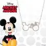 Disney Mickey and Minnie Mouse Jewelry for Women, Silver Plated Interlocking Mickey and Minnie Mouse Pendant Necklace; Disney Mickey and Minnie Mouse Jewelry for Women, Silver Plated Interlocking Mickey and Minnie Mouse Pendant Necklace;