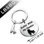 Roller Derby Keychain Skater Gift Rollin’ with My Homies Athletic Keychain Skate Shoe Charm Jewelry