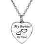 HooAMI Cremation Jewelry for Ashes My Family My Friend Heart Urn Necklace Memorial Pendant