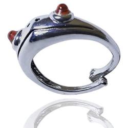 Frog rings for Women Girls Vintage Silver Open Adjustable Indie Cool Couples Cute Hippie Animal Cheap rings Fashion Party mothers Day Gifts Jewelry matching promise