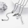 Dletay Urn Necklace for Ashes Cremation Jewelry for Ashes Memorial Ashes Keepsakes Jewelry-Forever in My Heart