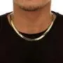 GM JEWELRY 14K Gold Plated Flat Herringbone Magic Chain Necklace 20 for Men Women Unisex Teens GM JEWELRY 14K Gold Plated Flat Herringbone Magic Chain Necklace 20 for Men Women Unisex Teens