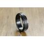 PJ Jewelry 6mm Mens Stainless Steel Rotating Center Camera Lens Design Spinner Band Ring
