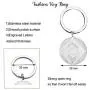 Detailed NA with Serenity Prayer Narcotics Anonymous Recovery Necklace Key Chain Jewelry Sponsor Gift