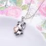 Sterling Silver Forever Love Cute Animal Love Heart Necklace Ring Earrings for Women Graduation Gift Sterling Silver Forever Love Cute Animal Love Heart Necklace Ring Earrings for Women Graduation Gift
