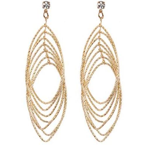 IBEEDOW Hoop Earrings Cubic Zirconia Dangle Earrings Drop Hypoallergenic Stud Earrings Sterling Silver Earrings