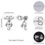 925 Silver Cute Pig/Panda Bear/Dog/Cat Earrings Stud Solid Sterling Jewelry'' Kiss me Hug Me'' 3D Kitten Earring