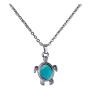 Phoenix Angela Charm Personalized Temperature Sensing Color Changing Pendant Necklace Assorted Styles Unisex Best Gifts Stainless Steel Chain Jewelry