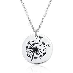 LIUANAN Mother Daughter Necklace, Dandelion Mother Daughter Jewelry Set, Daughter Gift Mommy and me Necklace Wish Necklace Set